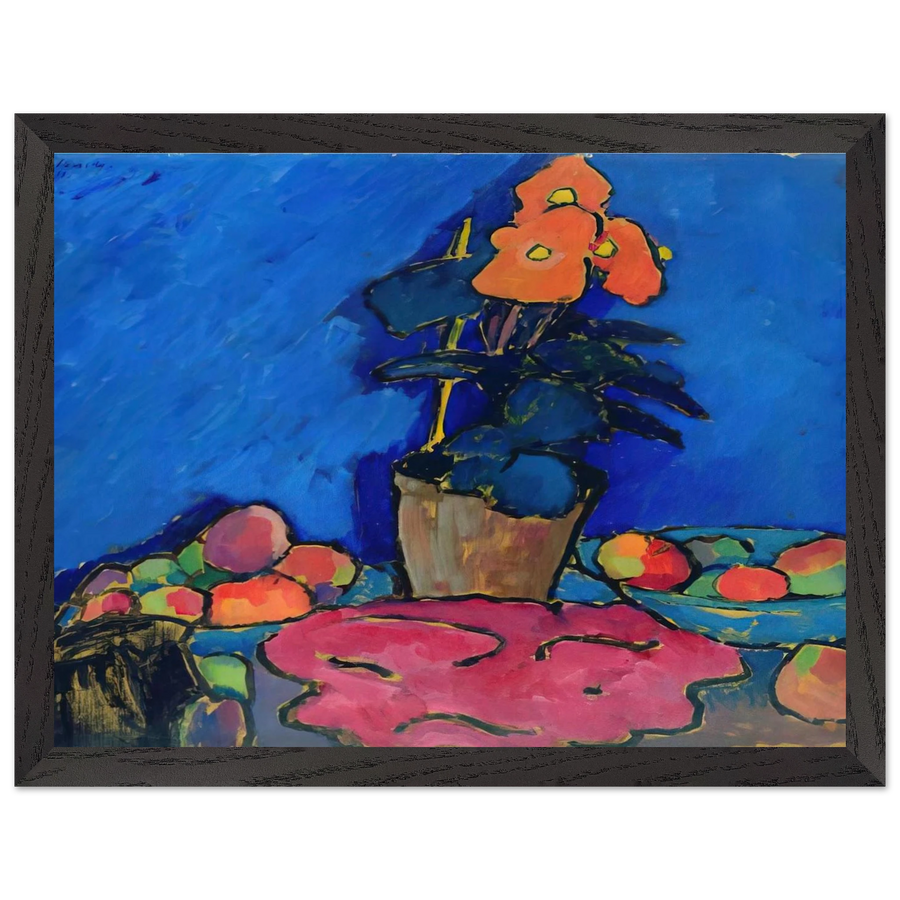 STILL LIFE WITH BEGONIA 1911 by Alexej von Jawlensky — Framed art print at Zephyeer