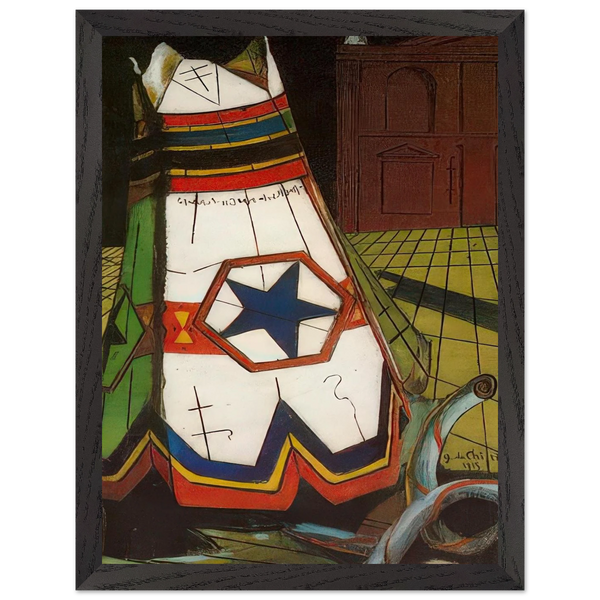 PLAYTHINGS OF THE PRINCE 1915 by Giorgio de Chirico — Framed art print at Zephyeer