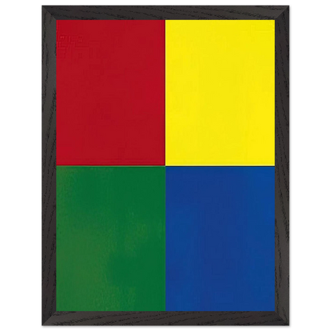 QUATTRO COLORI 2007 by Gerhard Richter — Framed art print at Zephyeer