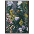 WHITE AND YELLOW CHRYSANTHEMUMS 1893 by Gustave Caillebotte — Framed art print at Zephyeer