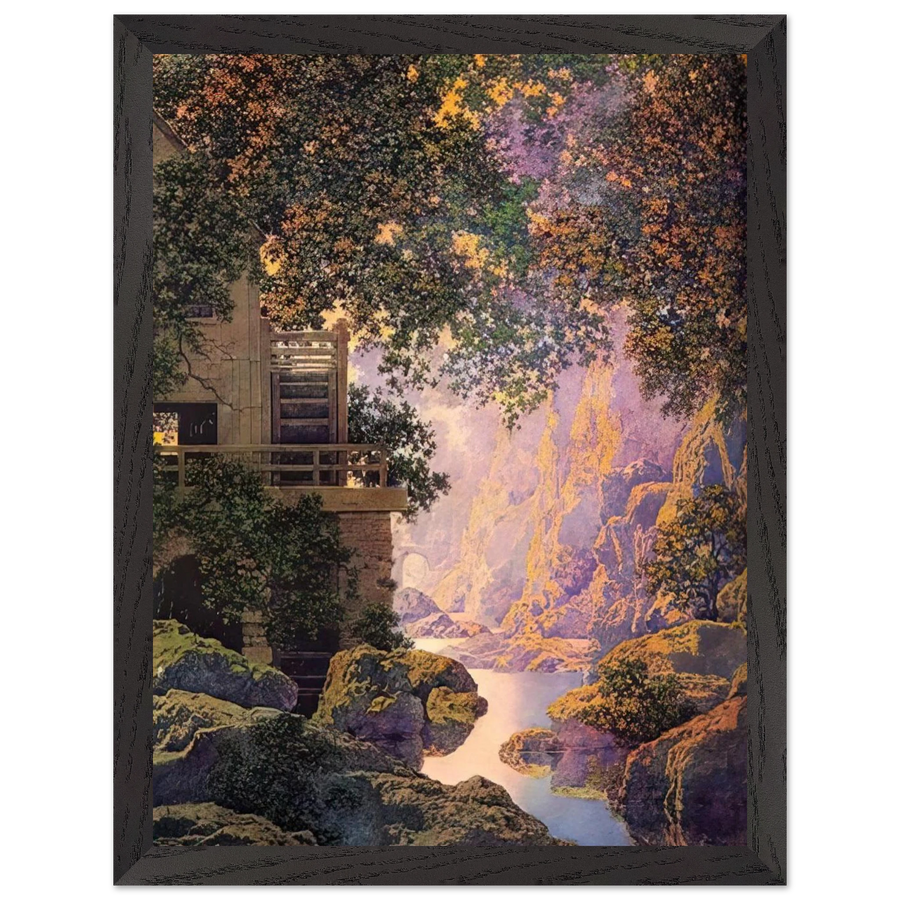 The Old Glen Mill Large by Maxfield Parrish — Framed art print at Zephyeer