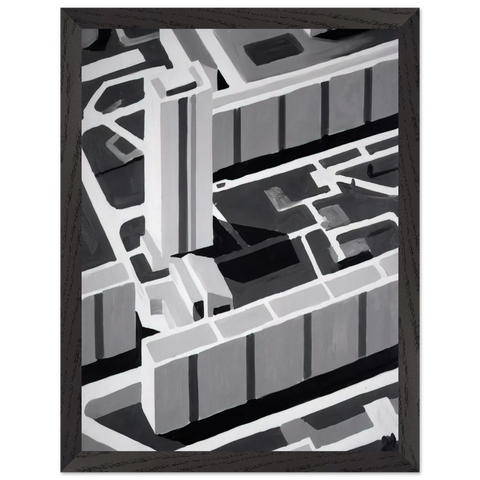 TOWNSCAPE SL 1969 by Gerhard Richter — Framed art print at Zephyeer