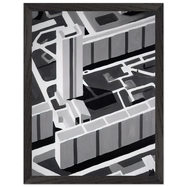 TOWNSCAPE SL 1969 by Gerhard Richter — Framed art print at Zephyeer
