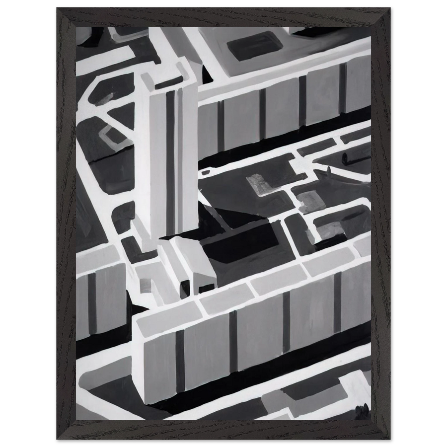 TOWNSCAPE SL 1969 by Gerhard Richter — Framed art print at Zephyeer