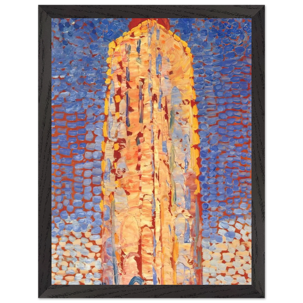 Lighthouse in Westkapelle by Piet Mondrian — Framed art print at Zephyeer