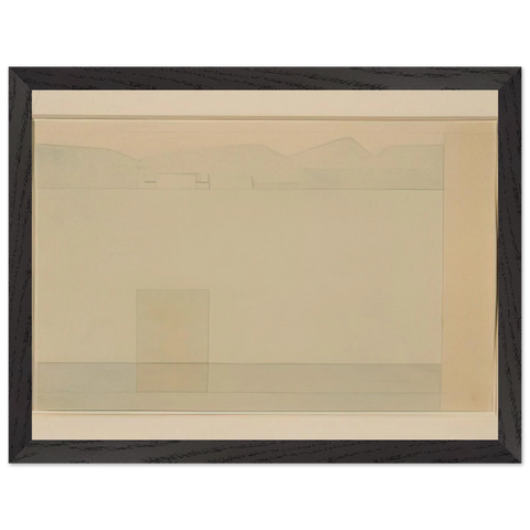 Lago d'Orta - 1956 by Antonio Calderara — Framed art print at Zephyeer