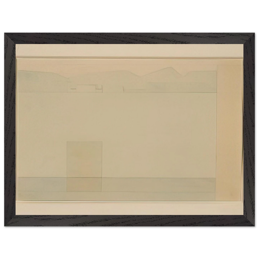 Lago d'Orta - 1956 by Antonio Calderara — Framed art print at Zephyeer
