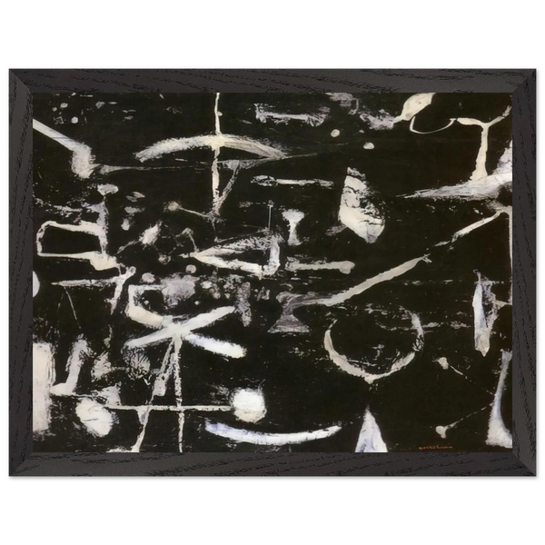 Untitled - Art Informel by Jiro Yoshihara — Framed art print at Zephyeer