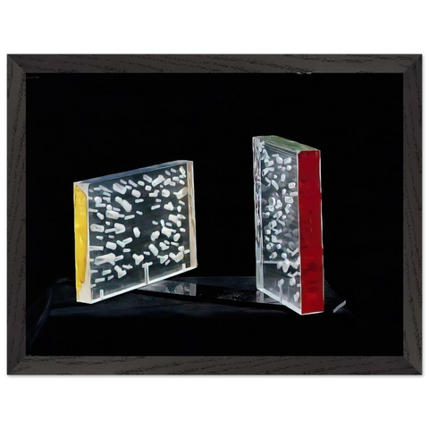 Sospensioni Colorate - 1955 by Piero Dorazio — Framed art print at Zephyeer