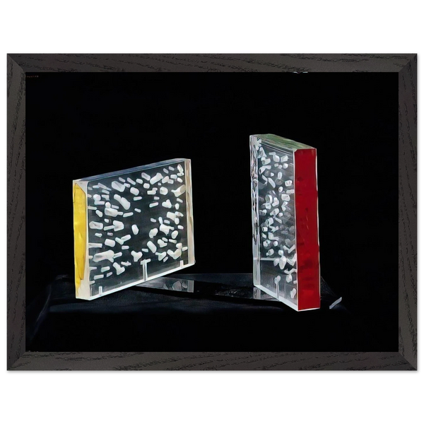 Sospensioni Colorate - 1955 by Piero Dorazio — Framed art print at Zephyeer