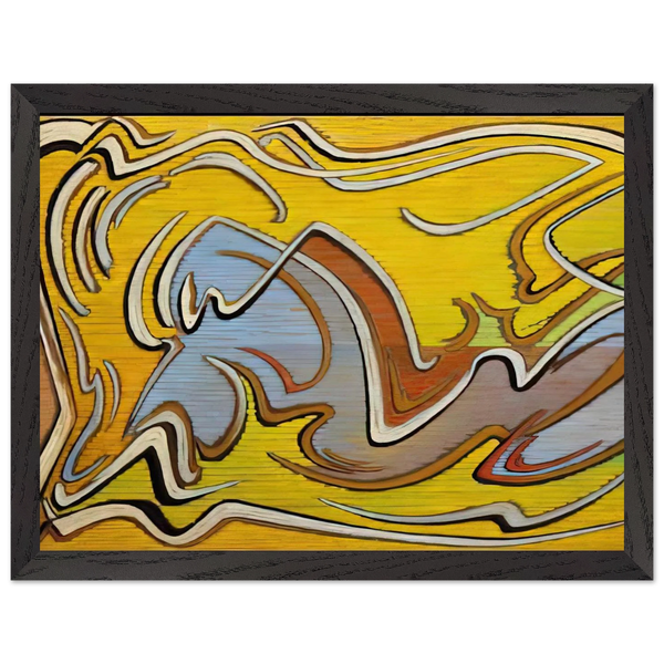 Calligraph Forming - 1958 by Lawren Harris — Framed art print at Zephyeer