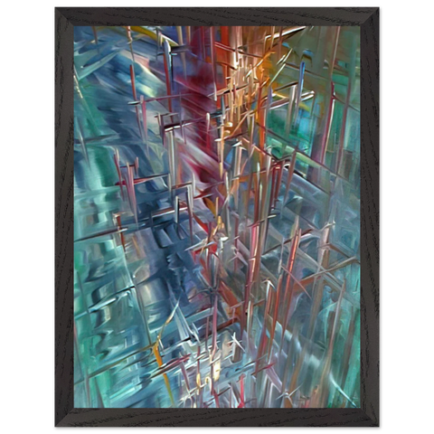 Calculating Space by Konrad Zuse — Framed art print at Zephyeer