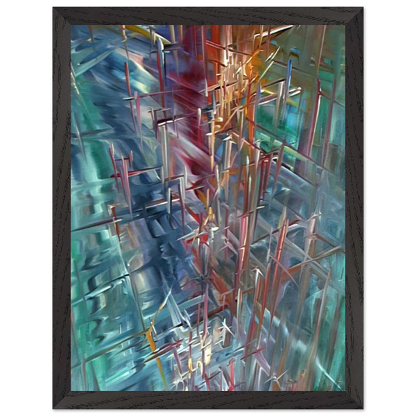 Calculating Space by Konrad Zuse — Framed art print at Zephyeer