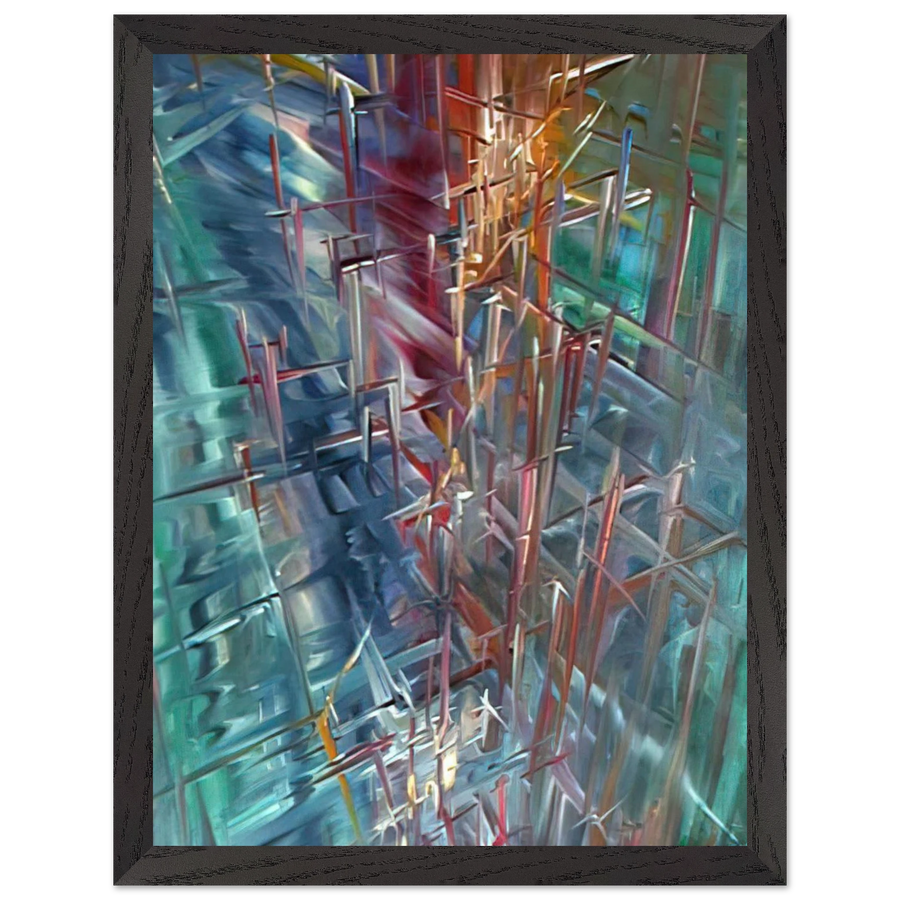 Calculating Space by Konrad Zuse — Framed art print at Zephyeer