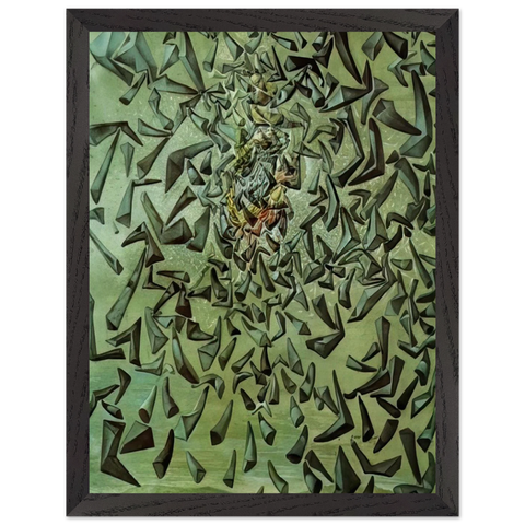 ASCENSIONIST SAINT CECILIA by Salvador Dali — Framed art print at Zephyeer