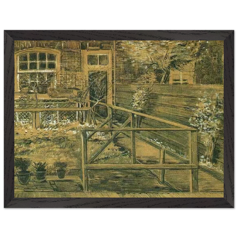 Sien's Mother's House, Closer View by Vincent van Gogh — Framed art print at Zephyeer