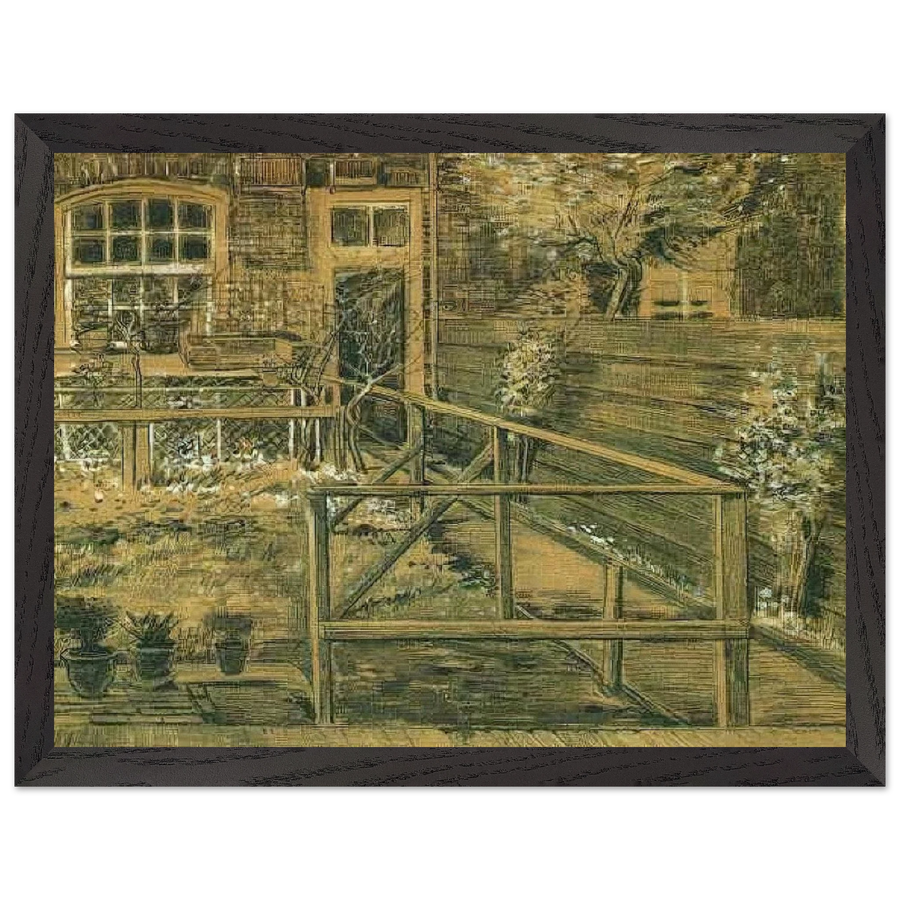 Sien's Mother's House, Closer View by Vincent van Gogh — Framed art print at Zephyeer