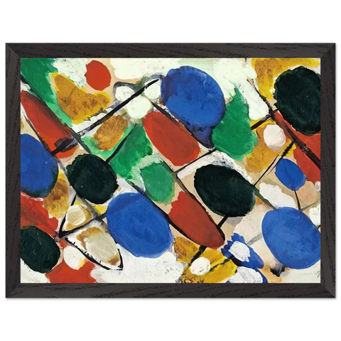 Scheiben - 1955 by Ernst Wilhelm Nay — Framed art print at Zephyeer