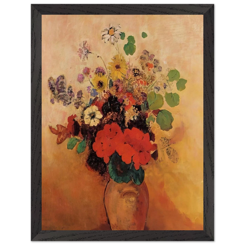 VASE OF FLOWERS 5 by Odilon Redon — Framed art print at Zephyeer