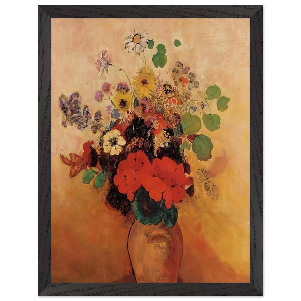 VASE OF FLOWERS 5 by Odilon Redon — Framed art print at Zephyeer