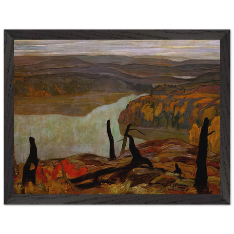 October Morning, Algoma Wartz Lake - 1920 by A.Y. Jackson — Framed art print at Zephyeer