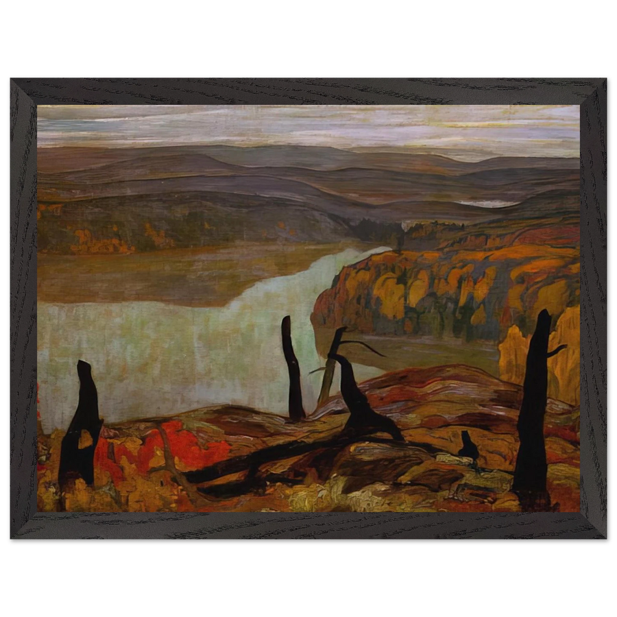 October Morning, Algoma Wartz Lake - 1920 by A.Y. Jackson — Framed art print at Zephyeer