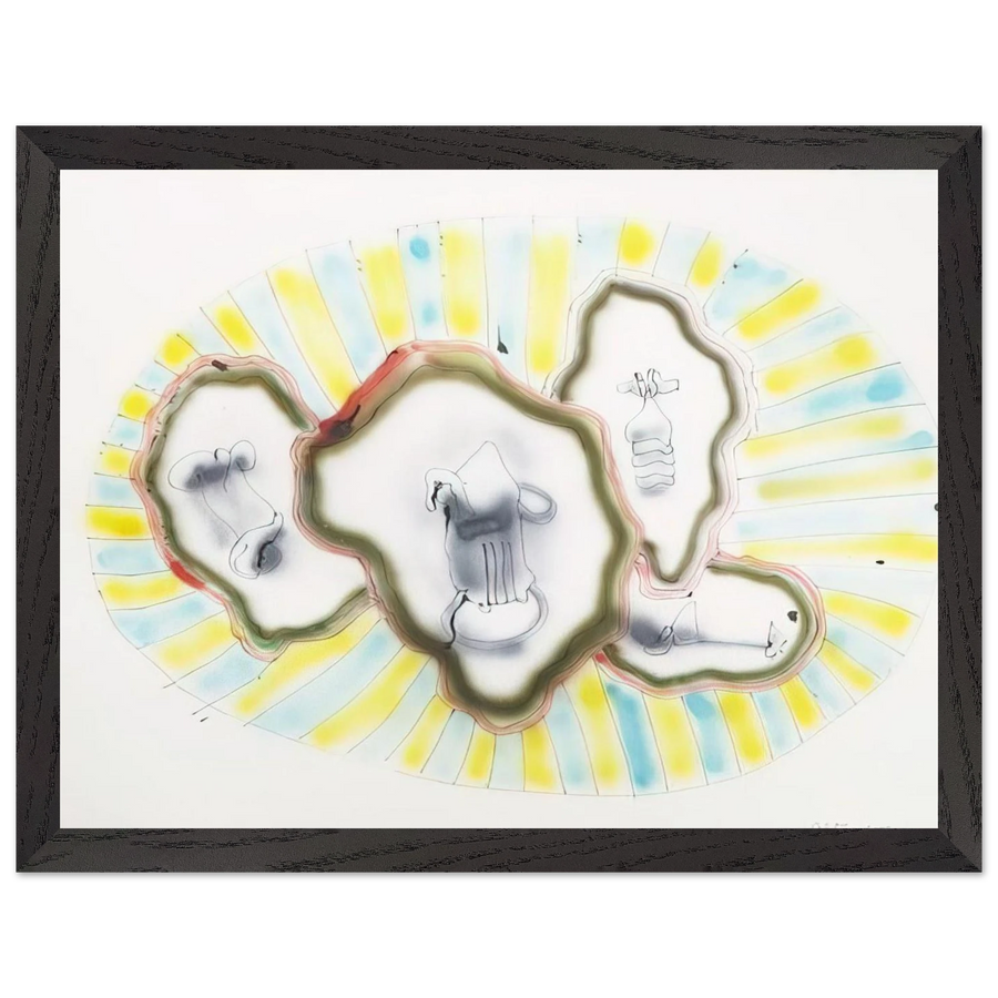 Untitled ABC 52 - 1965 by John Altoon — Framed art print at Zephyeer
