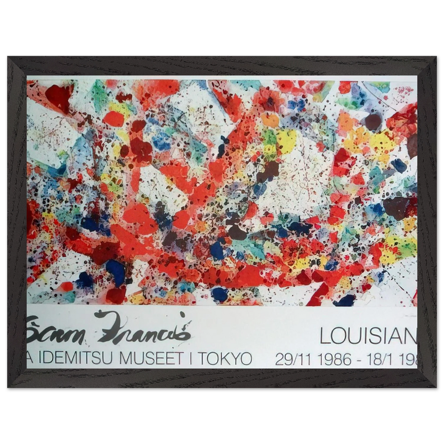 Polar Red by Sam Francis — Framed art print at Zephyeer