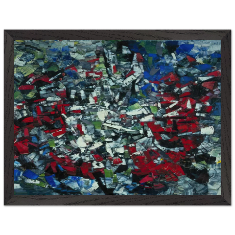 The Wheel II by Jean-Paul Riopelle — Framed art print at Zephyeer