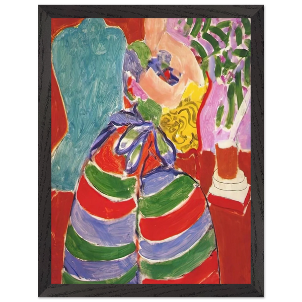 THE STRIPED DRESS 1938 by Henri Matisse — Framed art print at Zephyeer