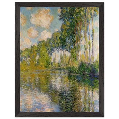 Poplars On The Banks Of The River Epte by Claude Monet — Framed art print at Zephyeer