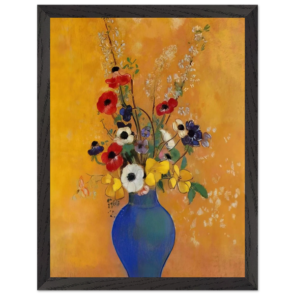 VASE OF FLOWERS 4 by Odilon Redon — Framed art print at Zephyeer
