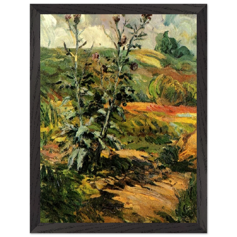 Two Thistles by Vincent van Gogh — Framed art print at Zephyeer