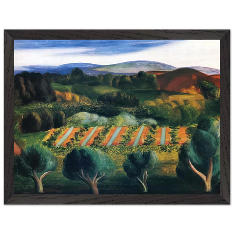 PROVENCE LANDSCAPE 1918 by Moise Kisling — Framed art print at Zephyeer