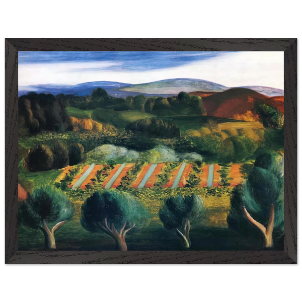 PROVENCE LANDSCAPE 1918 by Moise Kisling — Framed art print at Zephyeer