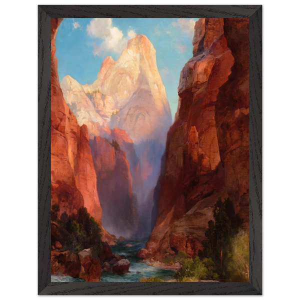 The Rio Virgin Southern Utah by Thomas Moran — Framed art print at Zephyeer