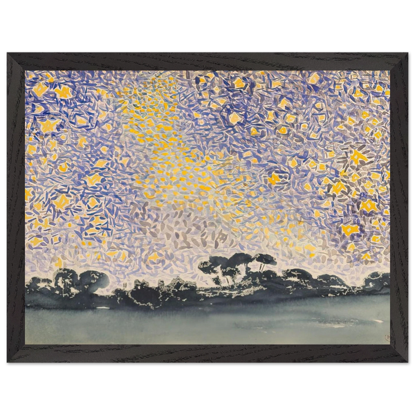 Landscape with Stars by Henri-Edmond Cross — Framed art print at Zephyeer