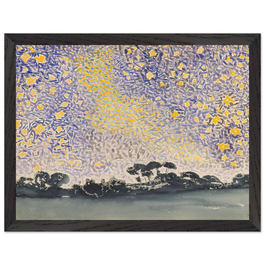 Landscape with Stars by Henri-Edmond Cross — Framed art print at Zephyeer