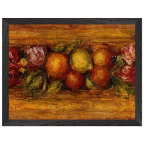Garland of Fruit and Flowers by Pierre-Auguste Renoir — Framed art print at Zephyeer