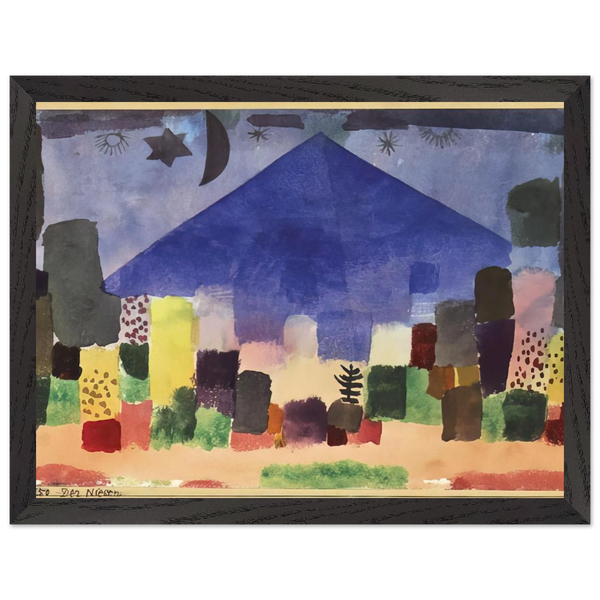 MOUNT NIESEN 1915 by Paul Klee — Framed art print at Zephyeer