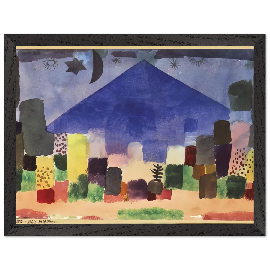 MOUNT NIESEN 1915 by Paul Klee — Framed art print at Zephyeer
