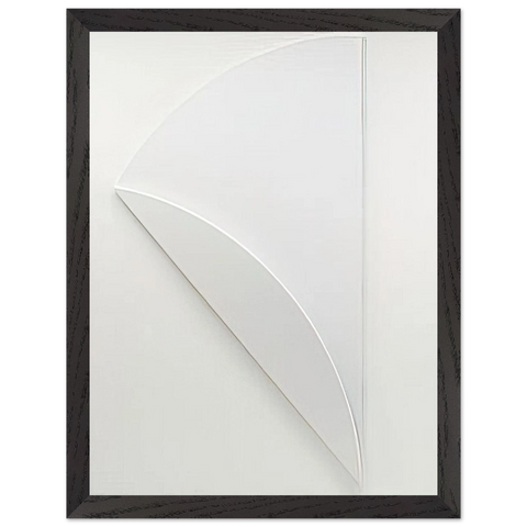 White Relief over White by Ellsworth Kelly — Framed art print at Zephyeer