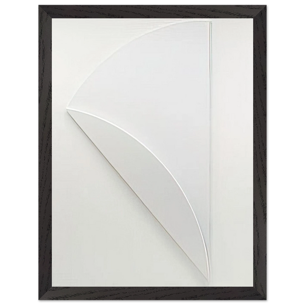 White Relief over White by Ellsworth Kelly — Framed art print at Zephyeer