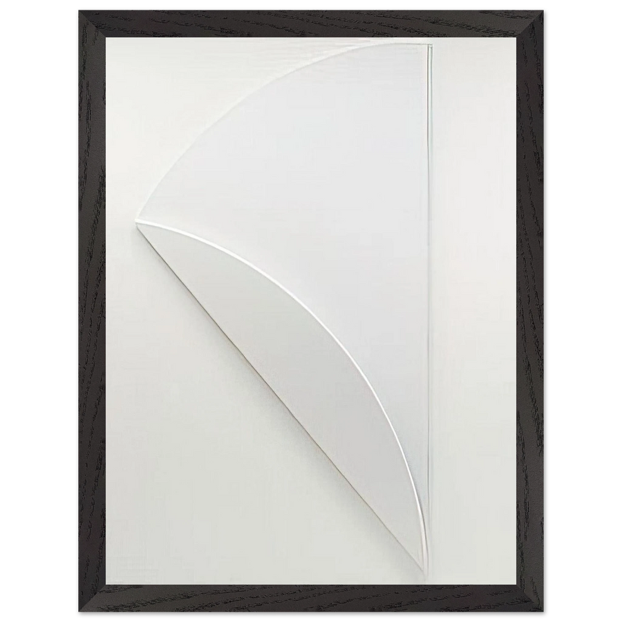 White Relief over White by Ellsworth Kelly — Framed art print at Zephyeer