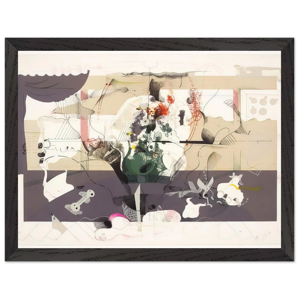 Seminar in collaboration with Richard Hamilton - 1971 by Dieter Roth — Framed art print at Zephyeer