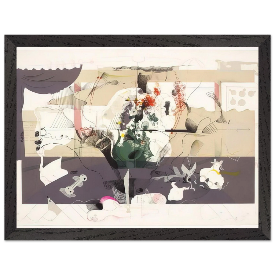 Seminar in collaboration with Richard Hamilton - 1971 by Dieter Roth — Framed art print at Zephyeer