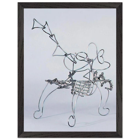 TRIANGLE 1987 by Nancy Graves — Framed art print at Zephyeer