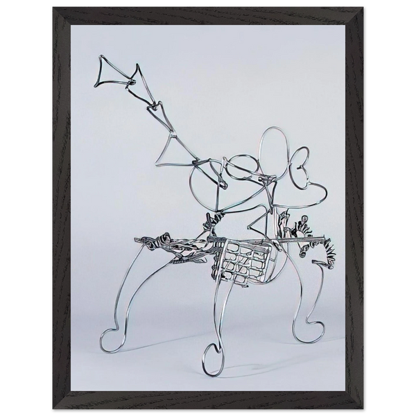 TRIANGLE 1987 by Nancy Graves — Framed art print at Zephyeer
