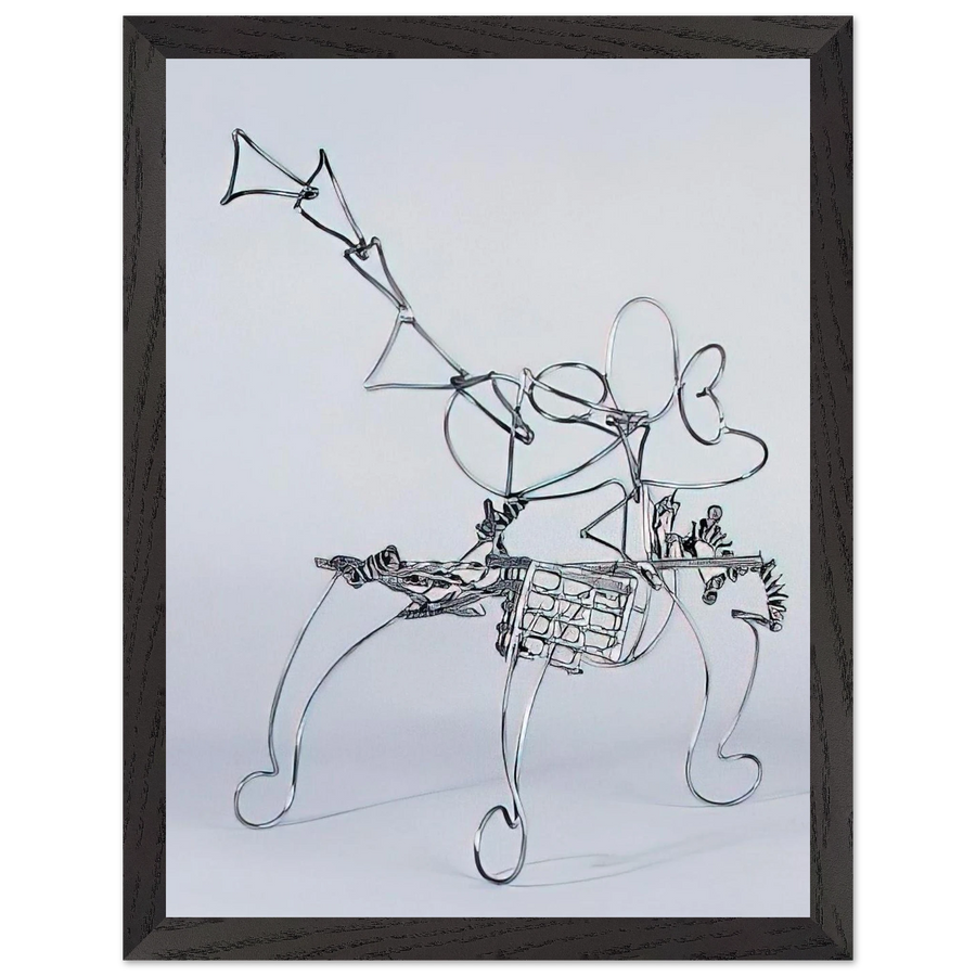 TRIANGLE 1987 by Nancy Graves — Framed art print at Zephyeer