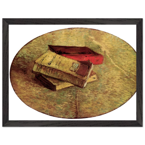 Still Life with Three Books by Vincent van Gogh — Framed art print at Zephyeer